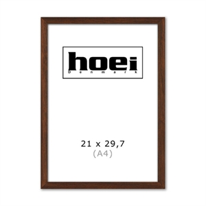 Massive dark oak frame for photos and posters 21 x 29.7 cm ( A4 )