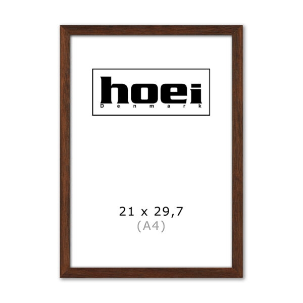 Massive dark oak frame for photos and posters 21 x 29.7 cm ( A4 )