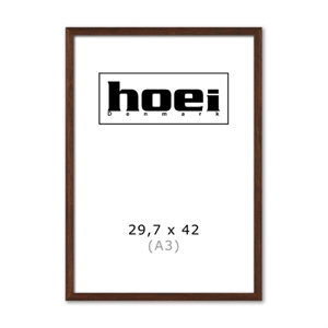 Massive dark oak frame for photo and posters 29.7 x 42 cm (A3)