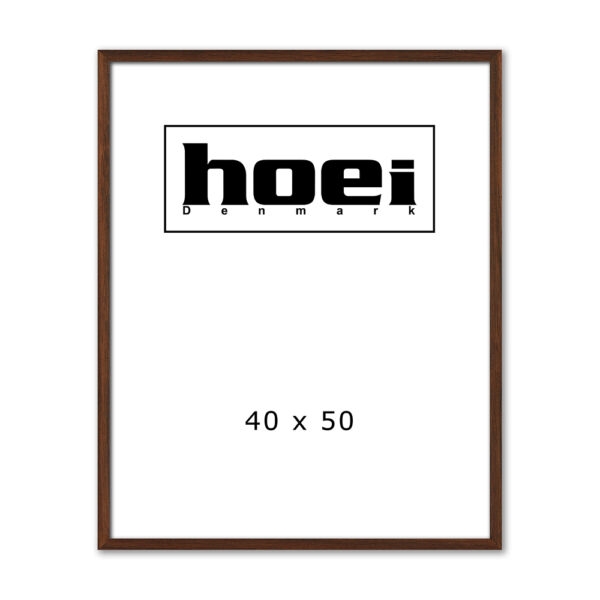 Massive dark oak frame for photos and posters 40 x 50 cm