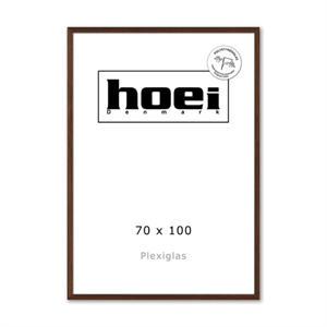 Massive dark oak frame for photos and posters 70 x 100 PLEXI cm