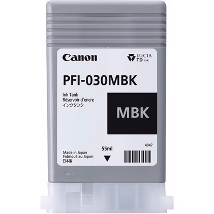 Canon Matt Black PFI-030MBK - 55 ml rašalo kasetė