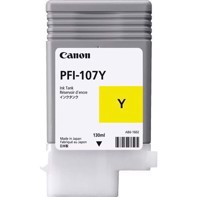 Canon Yellow PFI-107Y - 130 ml rašalo kasetė