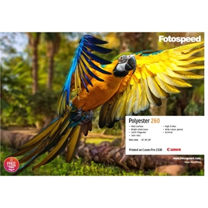 Fotospeed Polyester (Matt) 260 g/m² - 24" x 30 metro