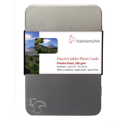 Hahnemühle FineArt Pearl Photo cards 285 g/m² - 10 x 15 cm - 30 lapų