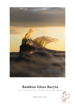 Hahnemühle Bamboo Gloss Baryta 305 g/m² - 17" x 12 metro