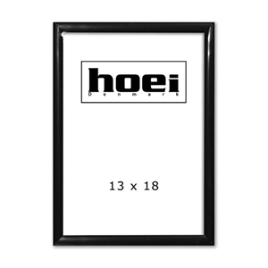Black aluminum frame 13 x 18 cm