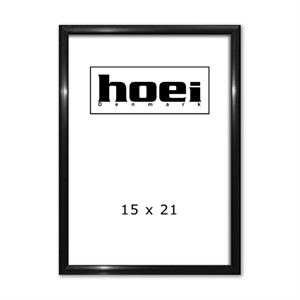 Black aluminum frame 15 x 21 cm (A5)