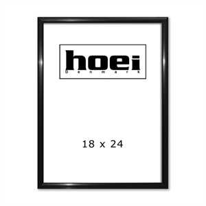 Black aluminum frame 18 x 24 cm