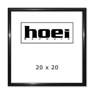 Black aluminum frame 20 x 20 cm