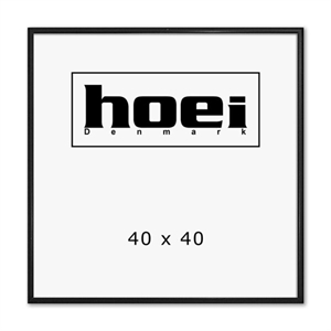 Black aluminum frame 40 x 40 cm