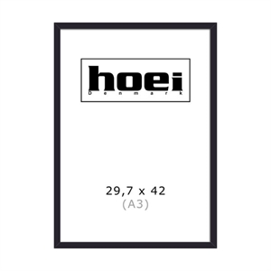 Black Aluminum Frame 29.7 x 42 cm (A3)