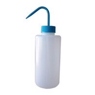 Wash-up bottle with spray tube 1 ltr. with blue tip