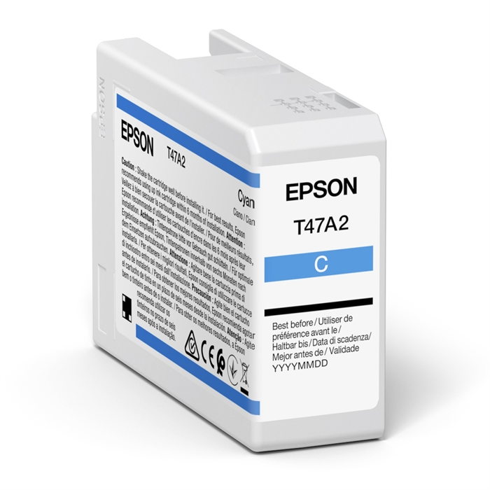 Epson Cyan 50 ml rašalo kasetė T47A2 - Epson SureColor P900
