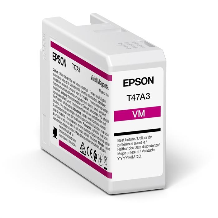 Epson Vivid Magenta 50 ml rašalo kasetė T47A3 - Epson SureColor P900