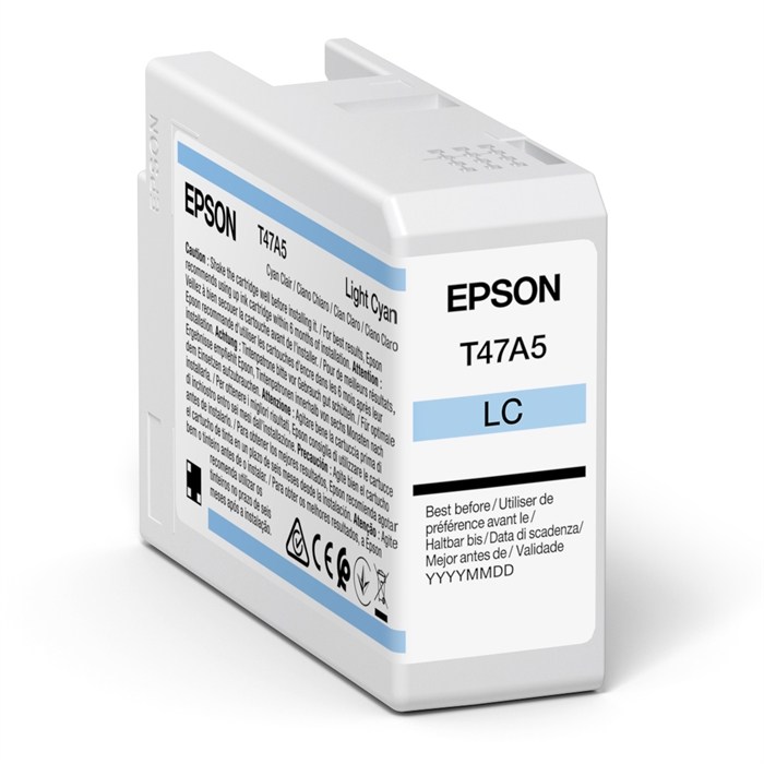Epson Light Cyan 50 ml rašalo kasetė T47A5 - Epson SureColor P900