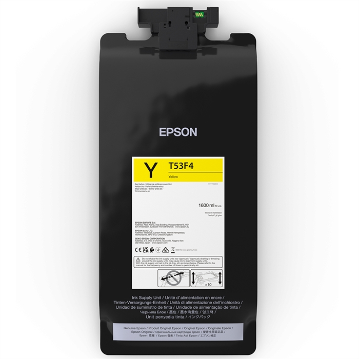 Epson rašalo maišelis Geltona 1600 ml - T53F4