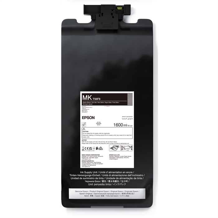 Epson Matte Black T56F8 - 1600 ml rašalo maišelis