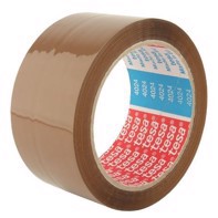tesa 4024, Packaging tape, Brown - 50 mm x 66 meter