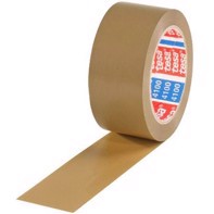 tesa 4100, Premium Packaging tape and parcel tape embossed, Brown - 50 mm x 66 meter