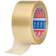 tesa 4100, Premium Packaging tape and parcel tape embossed, Clear . - 50 mm x 66 meter