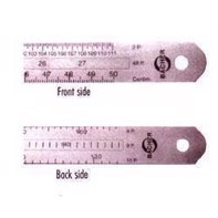 Typographic line size with 6,8,10,12 pt. and cm/mm graduation 30 cm