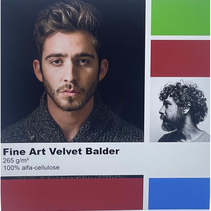 Color Europe Fine Art Velvet Balder 265 grams - 44" x 15 metro