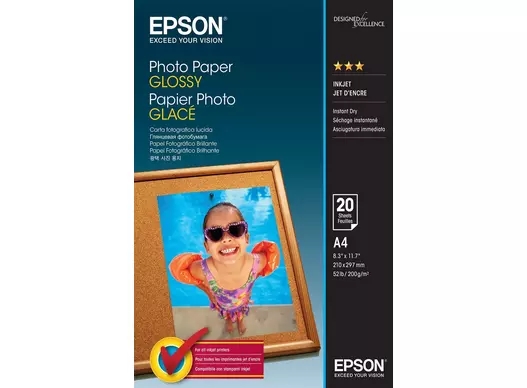 Epson Photo Paper Glossy 200 g/m² - A4 - 20 lapų