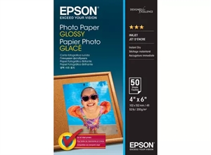 Epson Photo Paper Glossy 200 g/m² - 10x15cm - 50 lapų