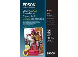 Epson Value Glossy Photo Paper 183 g/m² - 10x15cm - 20 lapų