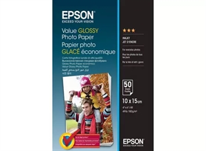 Epson Value Glossy Photo Paper 183 g/m² - 10x15cm - 50 lapų
