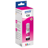 Epson T106 EcoTank Magenta ink bottle