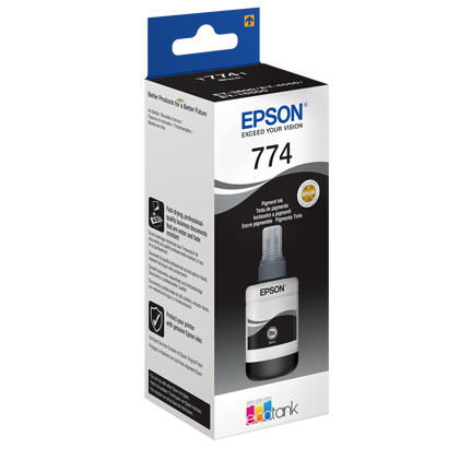 Epson T741 pigment black ink bottle