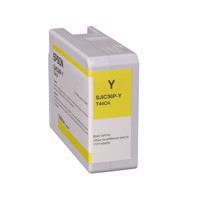 Epson Yellow cartridge for Epson C6000 and C6500 - 80 ml