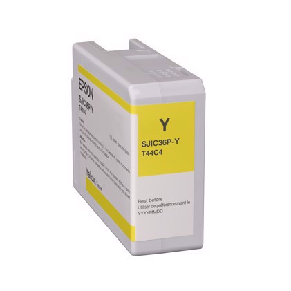 Epson Yellow cartridge for Epson C6000 and C6500 - 80 ml