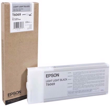 Epson Light Light Black 220 ml rašalo kasetė T6069 - Epson Pro 4800/4880