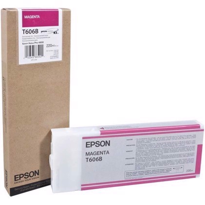 Epson Magenta 220 ml rašalo kasetė T606B - Epson Pro 4800