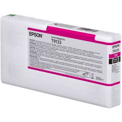 Epson Vivid Magenta T9133 - 200 ml rašalo kasetė