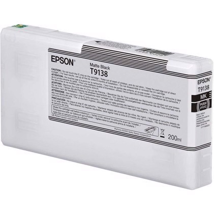 Epson Matte Black T9138 - 200 ml rašalo kasetė