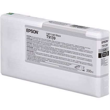 Epson Light Light Black T9139 - 200 ml rašalo kasetė