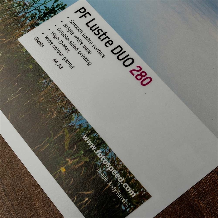 Fotospeed PF Lustre DUO 280 g/m² - A4, 25 lapų