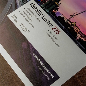 Fotospeed Metallic Lustre 275 g/m² - 24" x 30 metro