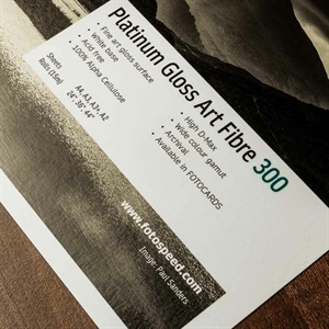 Fotospeed Platinum Gloss Art Fibre 300 g/m² - 24" x 15 metro