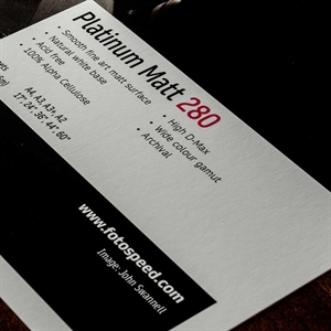 Fotospeed Platinum Matt 280 g/m² - 24" x 15 metro