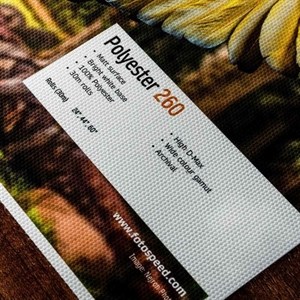 Fotospeed Polyester (Matt) 260 g/m² - 44" x 30 metro