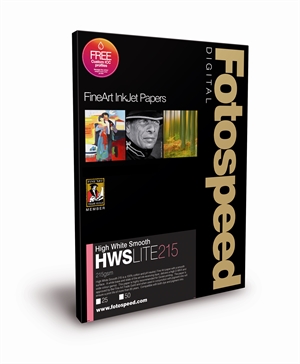 Fotospeed High White Smooth LITE 215 g/m² - A2, 25 lapų