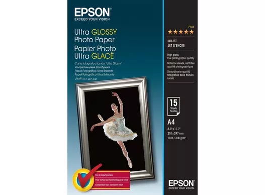 Epson Ultra Glossy Photo Paper 300 g/m² - A4 - 15 lapų