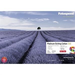 Fotospeed Platinum Etching Cotton 310 g/m² - 24" x 15 metro